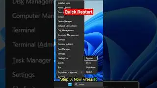 Shortcut to Restart Window PC | Quick Restart Window PC 