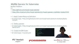 Running Native Cloud Apps with MySQL on Kubernetes - Ivan Ma