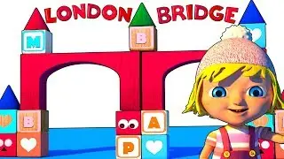 London Bridge is Falling Down Children Music and Rhymes - 3D Cartoon Animation