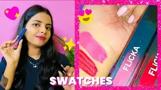 My top lip shades from Flicka Cosmetics | Set & Attack lipstick swatches