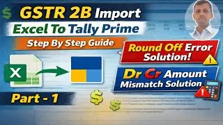 gstr 2b import excel to tally prime 7.0