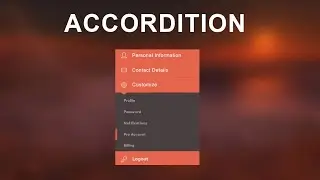 Accordion using details tag in HTML | CSS