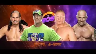 205 Live - Matt Hardy vs John Cena vs Brock Lesnar vs Eric Young! WWE 2k20 My Universe Mode.