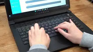 델 에일리언웨어 M15 R5 키보드 타건