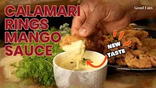 CALAMARI RINGS WITH MANGO ZESTY SAUCE
