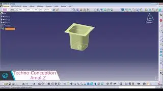 catia v5 surfacique diabolo
