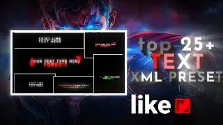 alight motion top 25+ text animation present xml file like after effect 💥