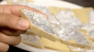 Kaju Katli Recipe | 100% Halwai Style Kaju Barfi Katri Recipe | Mithai Secrets Revealed