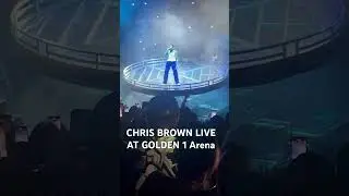 Chris Brown Live At The Golden 1 Arena In Sacramento #chrisbrown #tour #rapshack #shorts #shorts