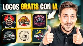 Cómo Crear LOGOS con IA GRATIS - ¡Diseños PROFESIONALES en 12 Segundos!