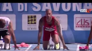 Marcell jacobs 9,99  Meeting Internazionale Città di Savona 2022