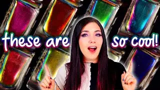 Oil Slick Nail Polish! I Scream Nails Xtra Dimensional Swatch and Review || KELLI MARISSA