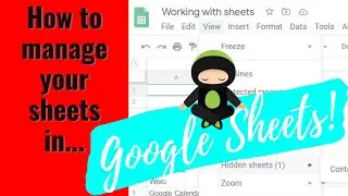 How To Move, Copy, Hide Sheets & More In Google Sheets