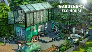 🌱🌎Gardener's Eco House + Shop | NoCC | Sims 4 Stop Motion