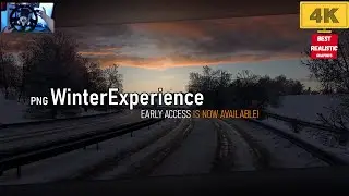 ETS2[Reshade]PNG Winter Experience Scania 143 V8 Open Pipe Realistic Driving Neusatz-Belgrade