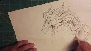 Dragon freehand - No Reference - 30 mins in 90 seconds