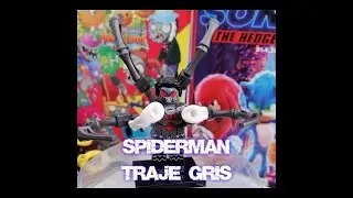 Spiderman con traje gris lego (no oficial)