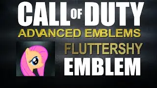 Call of Duty Advanced Warfare Emblem - My Little Pony's Fluttershy CoD: AW Emblem Tutorial