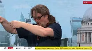 Sky News - Business Live with Ian King rehearsal/behind the scenes  (11/07/2023)