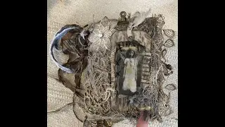 Chunky Shabby Grunge Eclectic Fairy theme Junk Journal Flip Through (Sold)