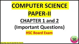 8085 Microprocessor and Instructions| Computer Science Paper 2| Maharashtra Board| S2CS