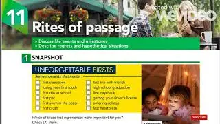 RITES OF PASSAGE - UNIT 11