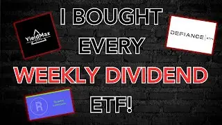 Weekly Dividend ETFs That Pay You EVERY 7 Days? My First Dividends!