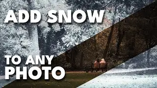 Super Easy Trick to Add Snow to Any Photo in Photoshop