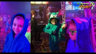 Fasching2023/Schwingen Nightlife/Hits for Kids/fun at the carnival disco children dance wildly Sonic