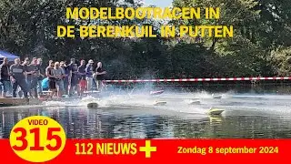 Modelbootracen in De Berenkuil in Putten