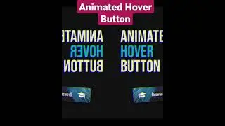 Animated Awesome Hover Button using HTML & CSS 