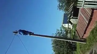 Подъём на опору (с облегчением)))