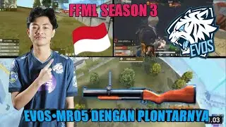 BEST MOMEN EVOS MR05 RATAIN DRANIK SENDIRIAN DAN AURA FFML SEASON 3 | GARENA FREEFIRE