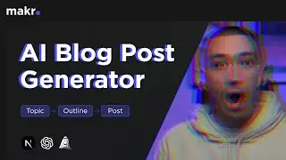 I've Built an AI Blog Post Generator with ChatGPT