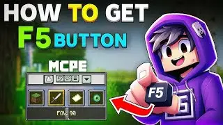 How to get F5 button on mcpe in minecraft | with medifre 🔗