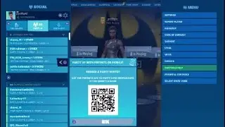 Fortnite PARTY HUB QR Scan, How it Works, What is it used for?