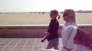 Llegando a la Playa Malvarrosa en Valencia