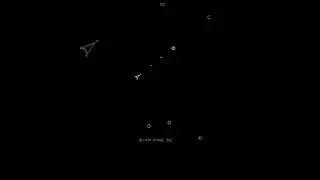 Asteroids (1979) 🛸 ☄️ Crisp Arcade Vectors!  #gaming #retrogaming #retro #retrogames #arcade #shorts