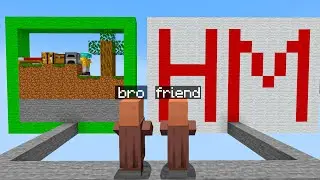 what choose your friend and brother, minecraft vs homework