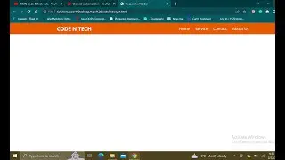 Create Responsive Navigation Bar using HTML CSS & JavaScript in 2023 || HTML CSS ||Web Development