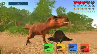 Dinosaur Sim T Rex & Velociraptor