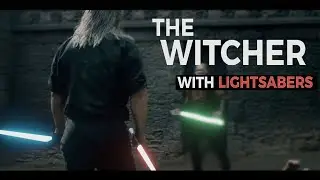 Netflix The Witcher with Lightsabers