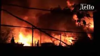 В Киеве произошел крупный пожарна складах