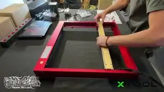 Unboxing and putting the xTool D1 Pro with Air assist together.