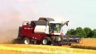 КОМБАИН VECTOR 410!🔴УБОРКА ЯЧМЕНЯ 2019!