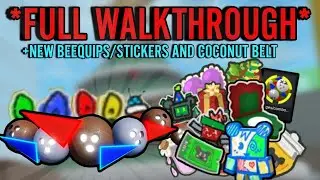 NEW Coconut Belt And Stickers And Cub Buddy Skin! | Bee Swarm Simulator
