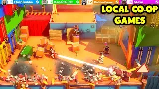 Top 10 4 players Local COOP MULTIPLAYER Games for Low Spec PC | Party Games
