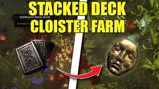 Easy Stacked Deck Farm (Cloister Scarab) [PoE 3.28 Mirage]