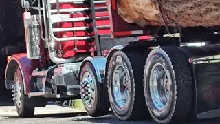 Polishing aluminum wheels for the 2024 Deming log show .