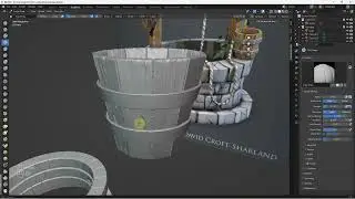 Моделирование колодца в Blender | Таймлапс